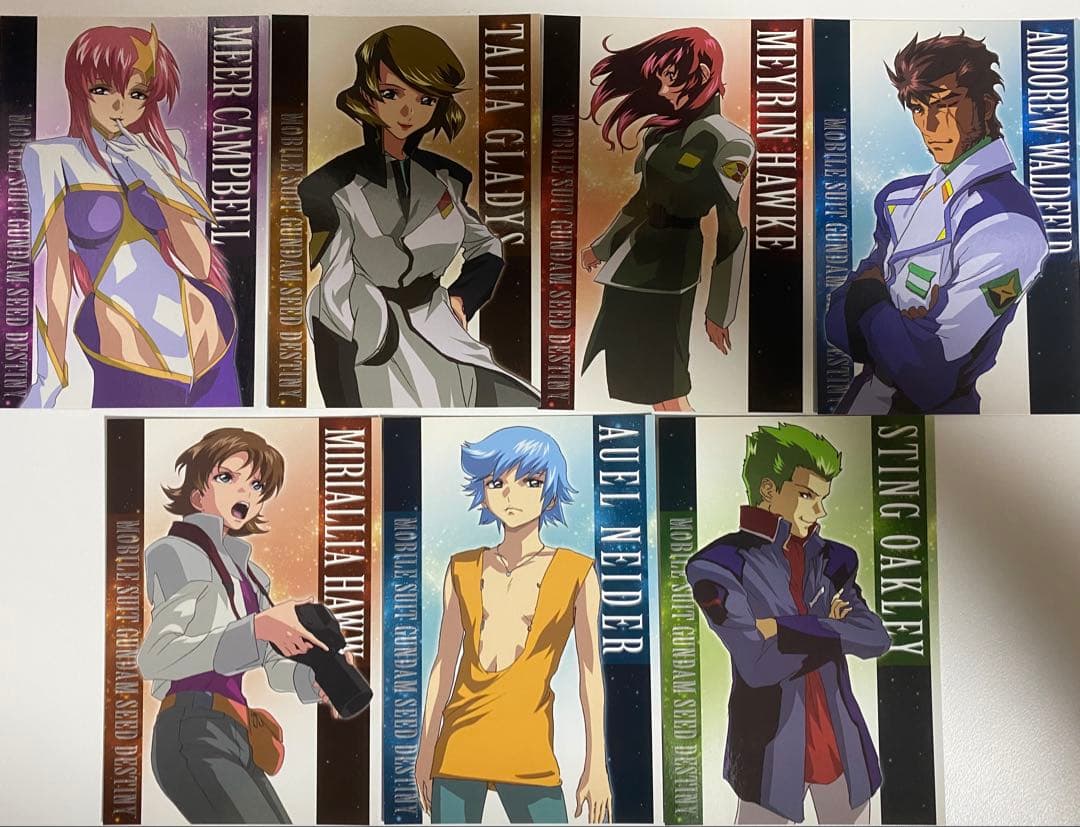 ガンダムSEED DESTINY ブロマイドコレクション関連 38枚セット