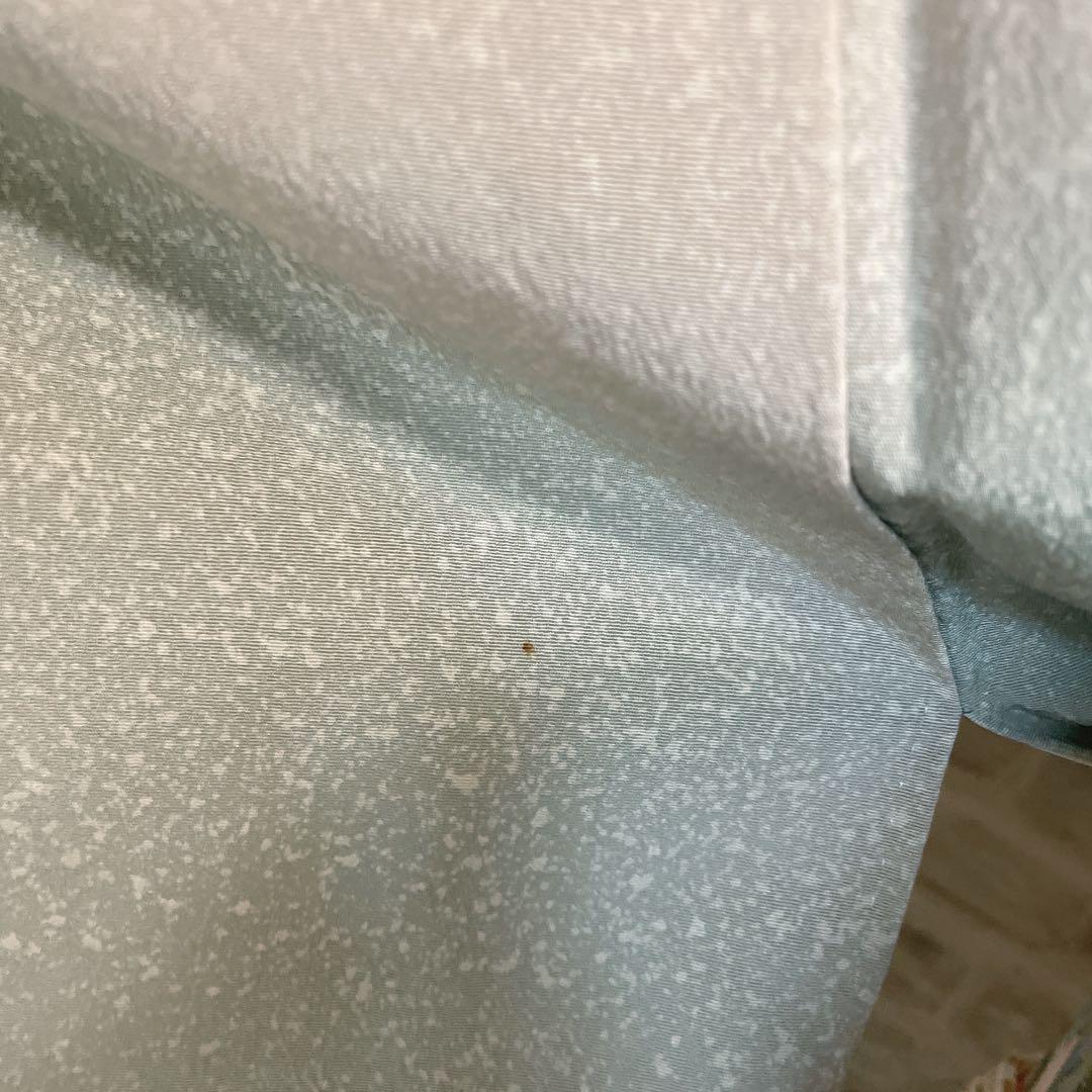 訪問着　フルセット　叩き染　爽やかなお色味　着物　L3