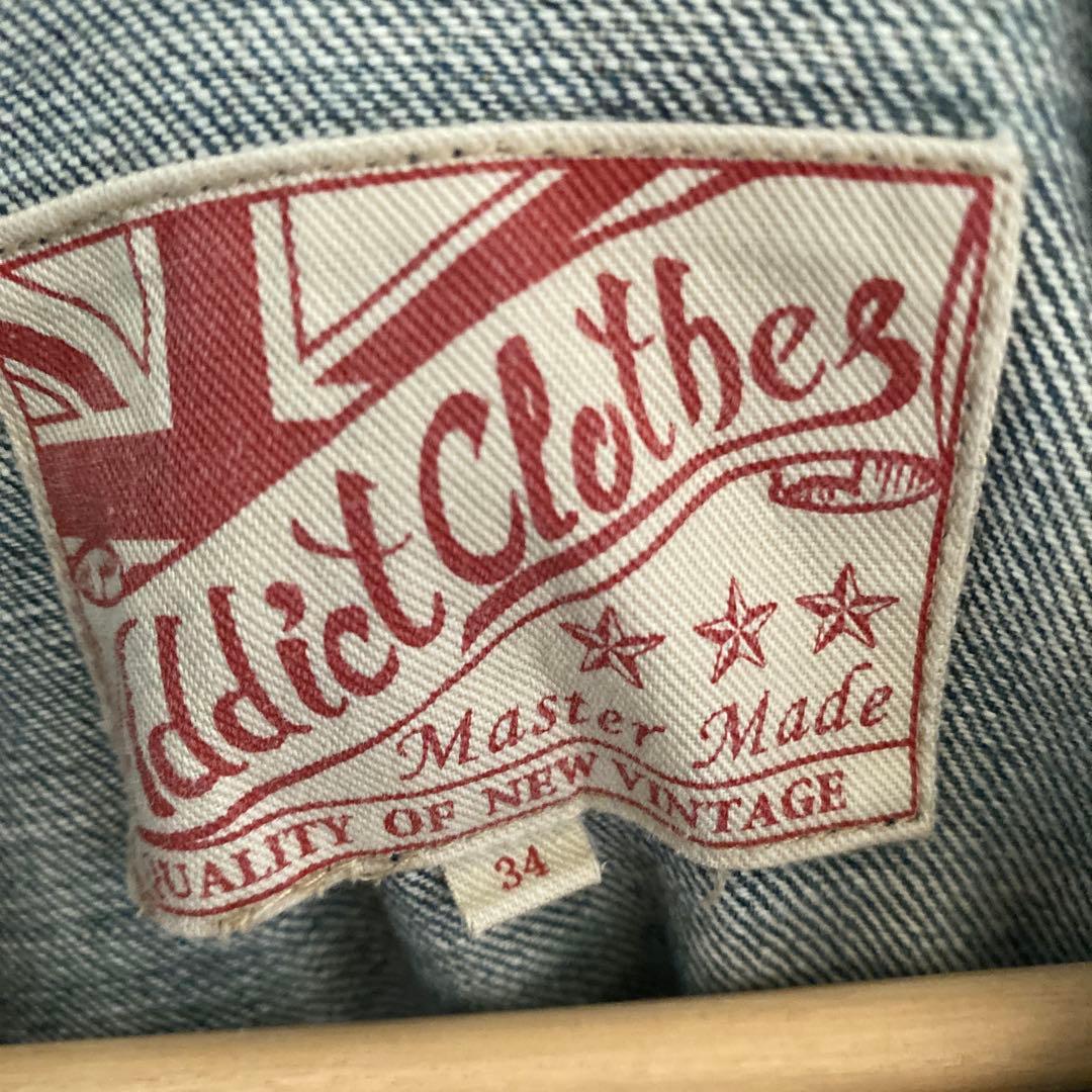 アディクトクローズ　デニムオールインワン　つなぎ　used加工　超希少