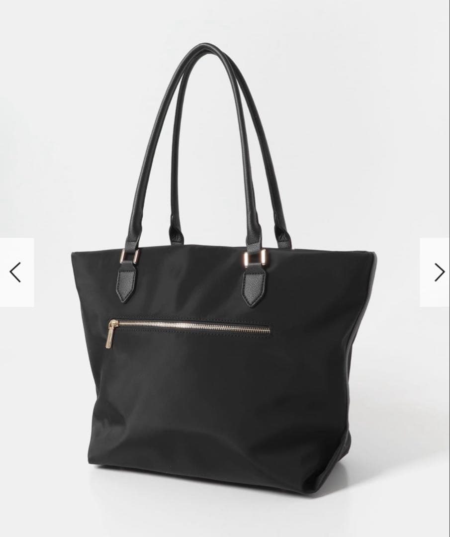 RODE SKO 撥水ブラックトートバッグ