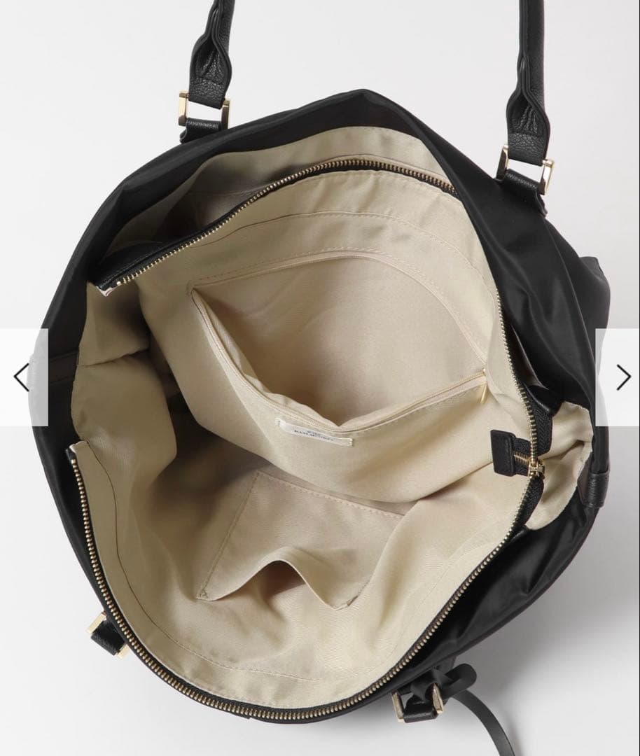 RODE SKO 撥水ブラックトートバッグ