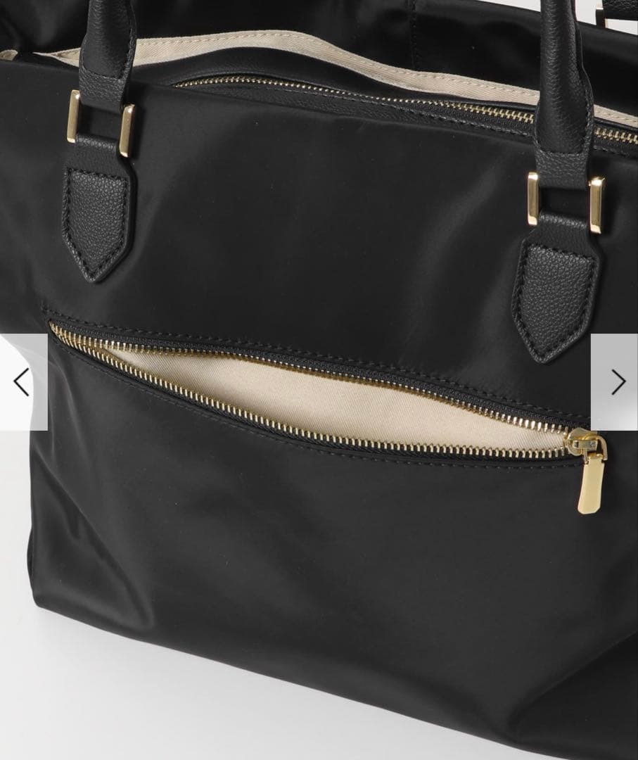 RODE SKO 撥水ブラックトートバッグ