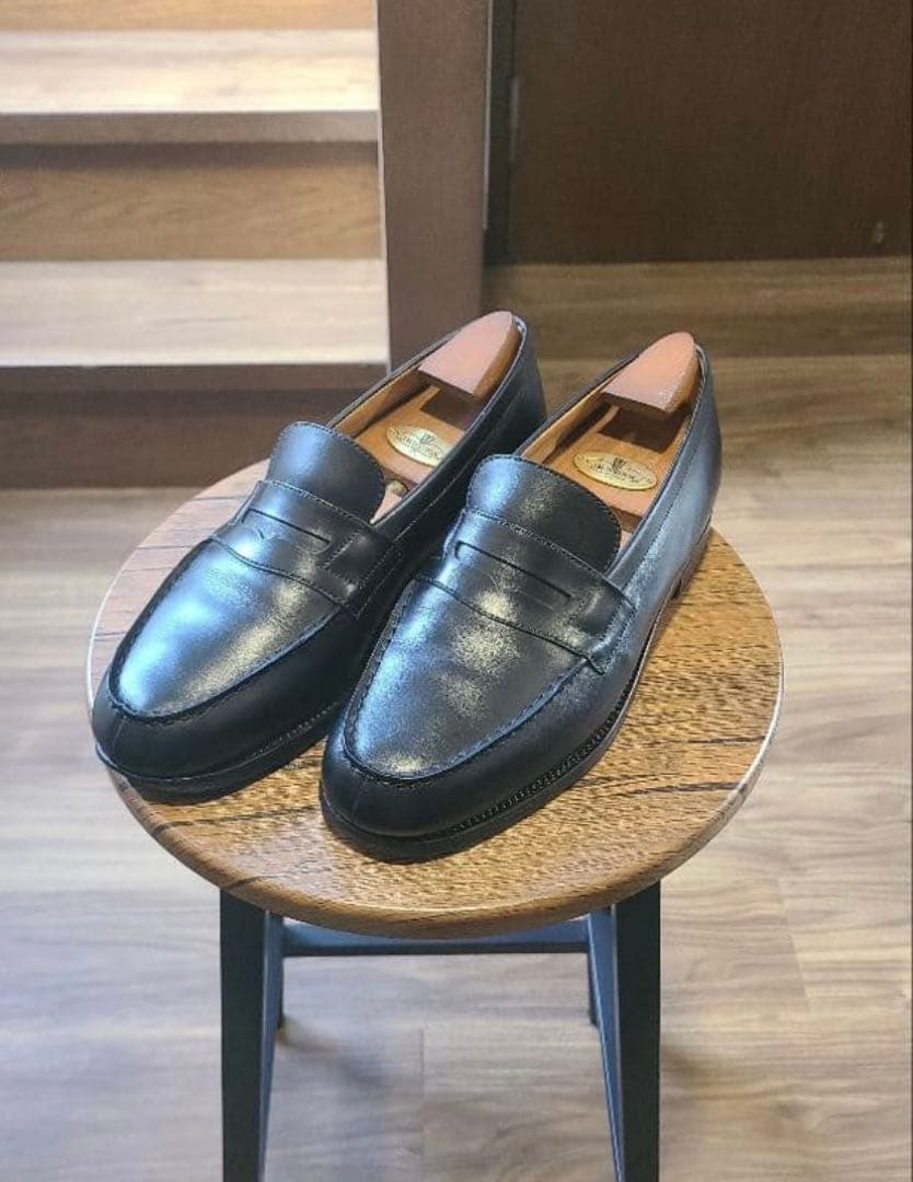 J.M.WESTON 180 シグニチャーローファー UK5C 黒