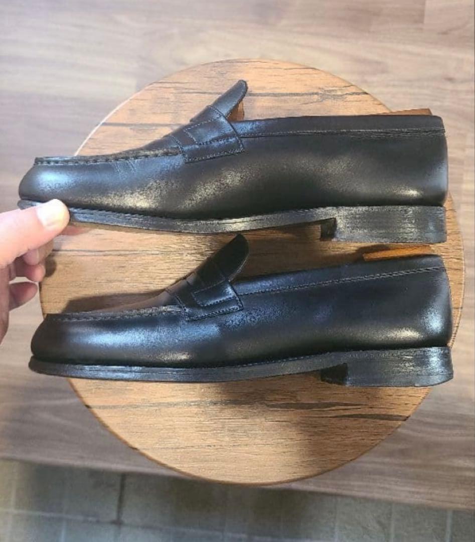 J.M.WESTON 180 シグニチャーローファー UK5C 黒