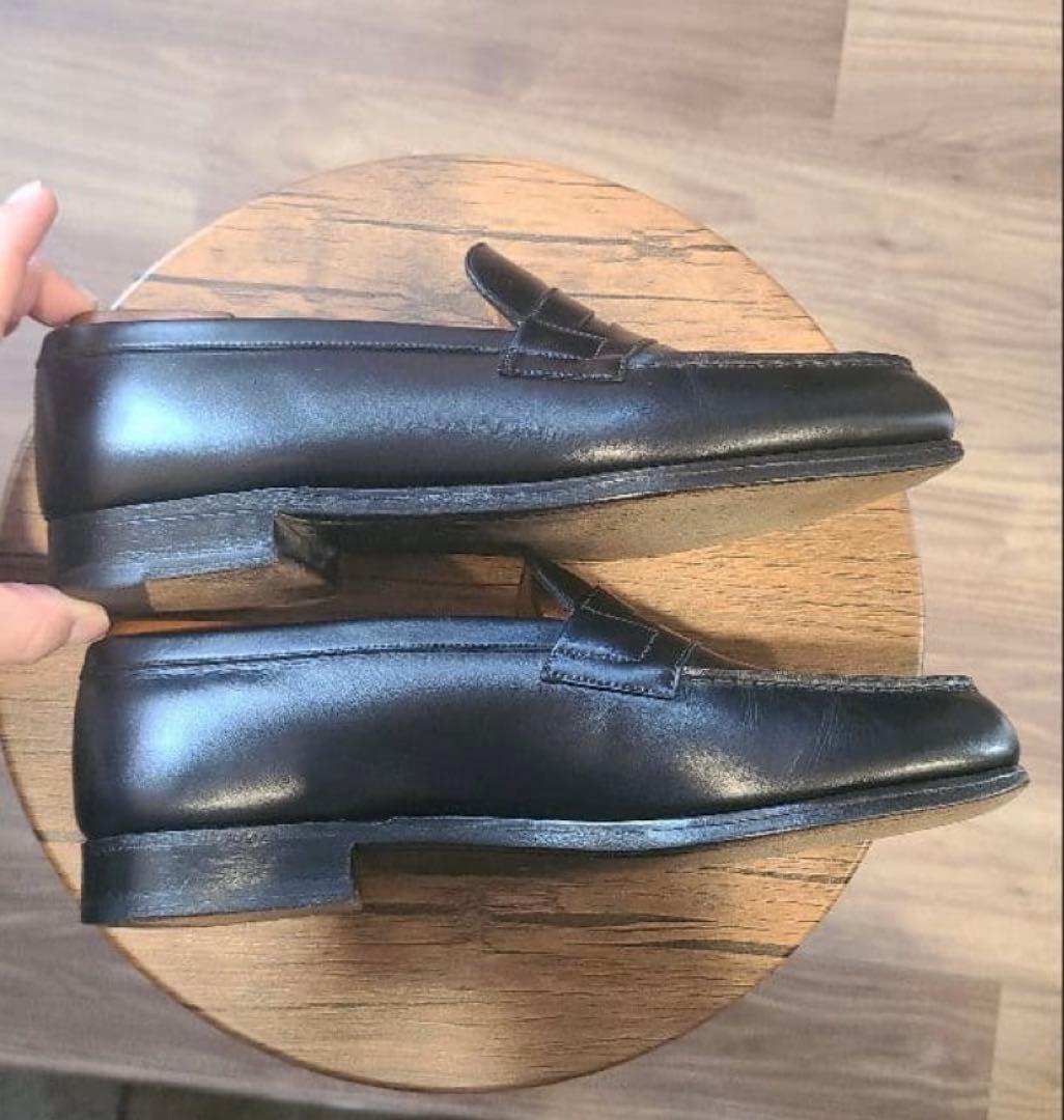 J.M.WESTON 180 シグニチャーローファー UK5C 黒