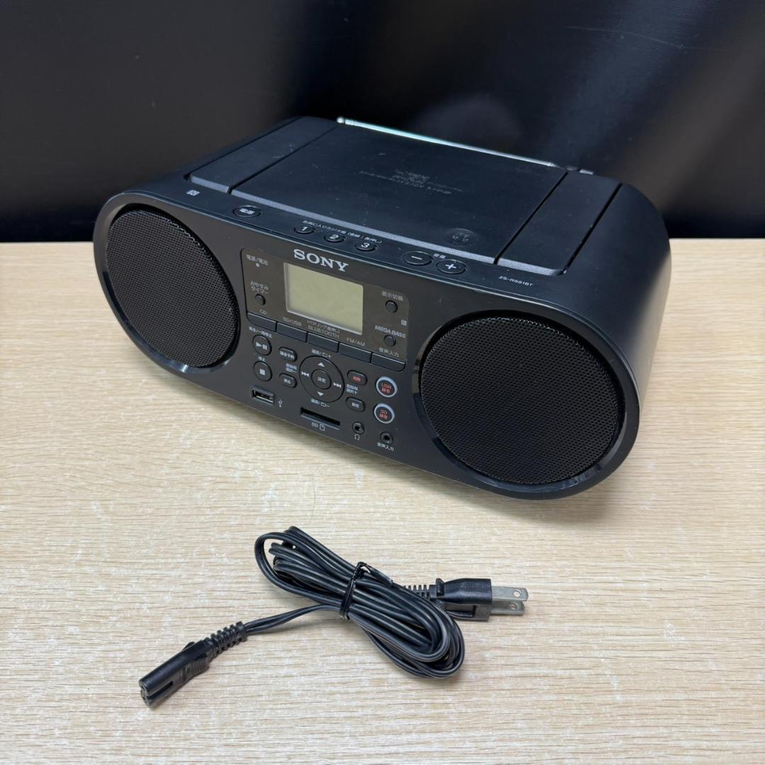 ★SONY　CDラジカセ　Bluetooth　ZS-RS81BT　2020年製
