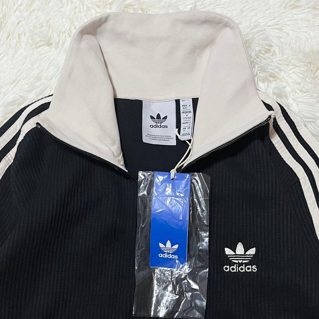 タグ付 韓国限定アディダス ワッフル ベッケンバウアー トラックトップ L 黒