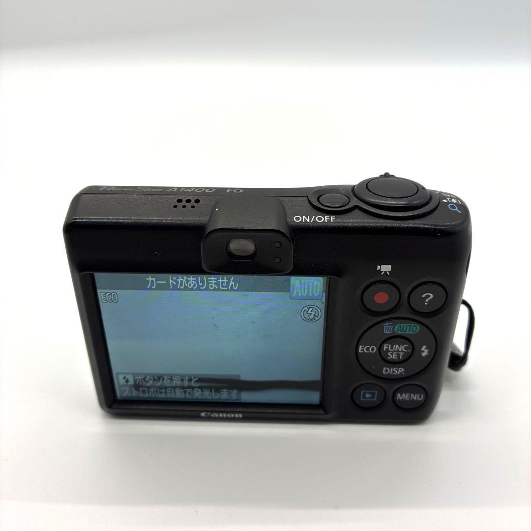 ✨美品✨Canon PowerShot A1400 ブラック 単3電池 ブラック