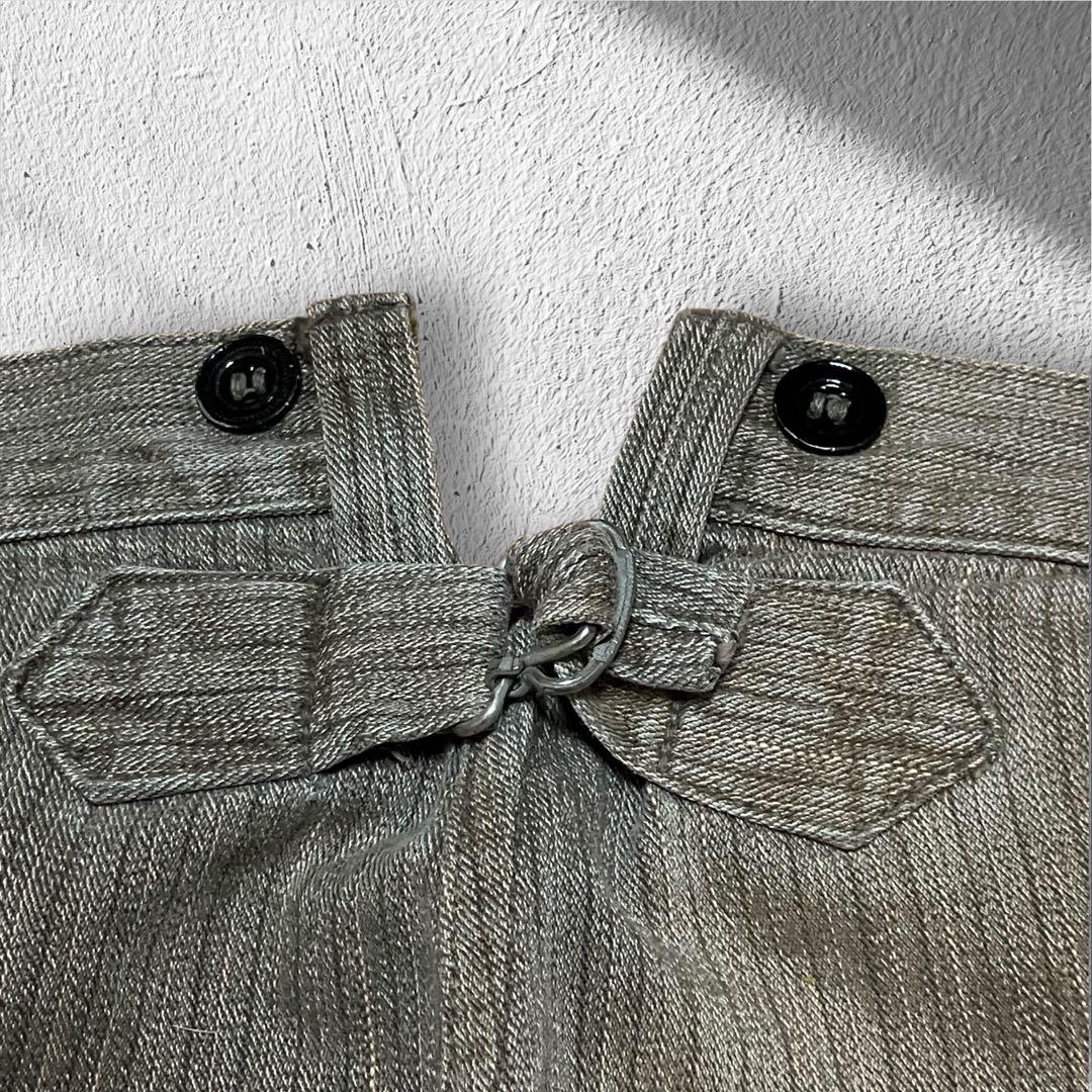 WAREHOUSE ウエアハウス ヘリンボーン ワークパンツ W34シンチバック