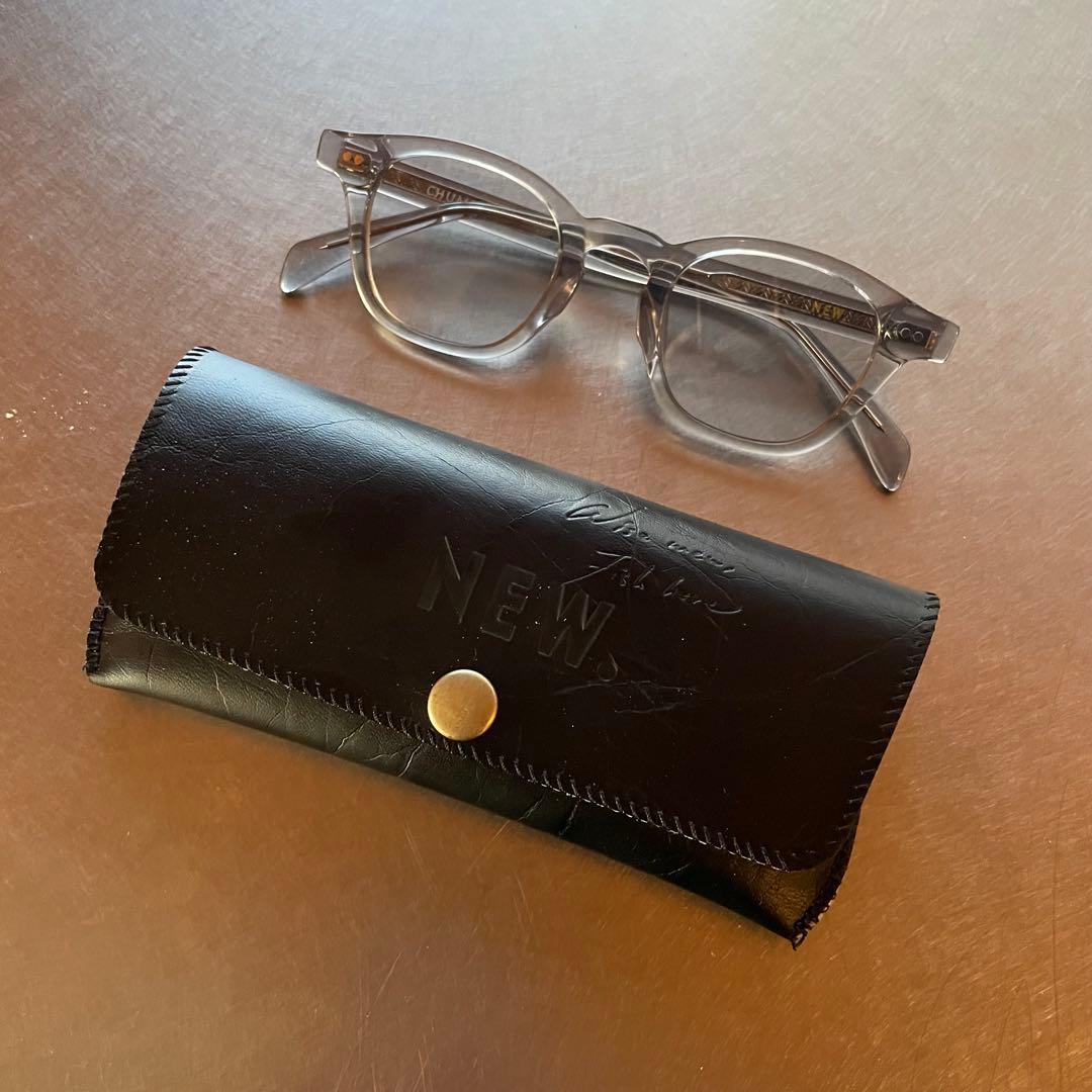 【試着のみ美品】NEW. / CHUMLEY'S クリアグレー サングラス