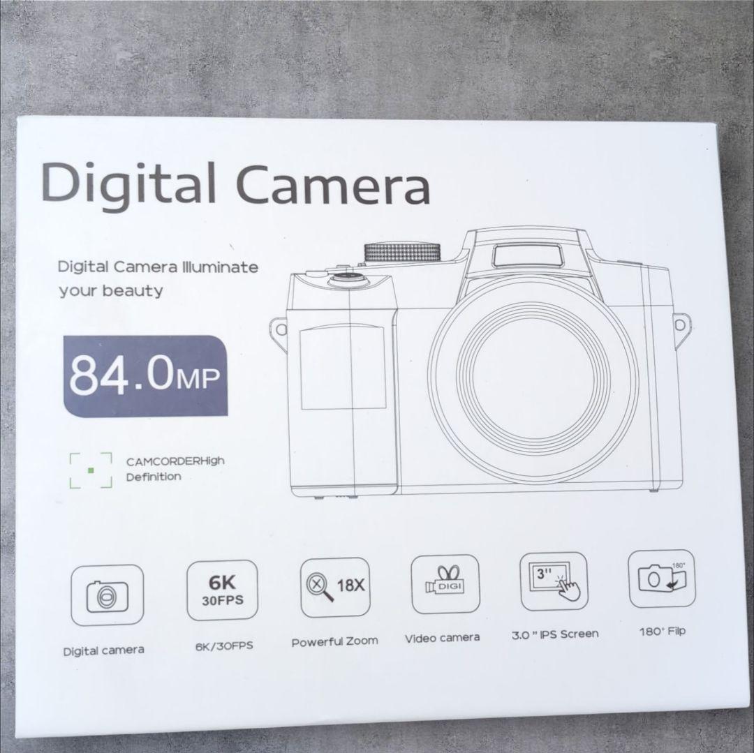 新品☆2025年最強6K録画 デジタルカメラ 8400万画素