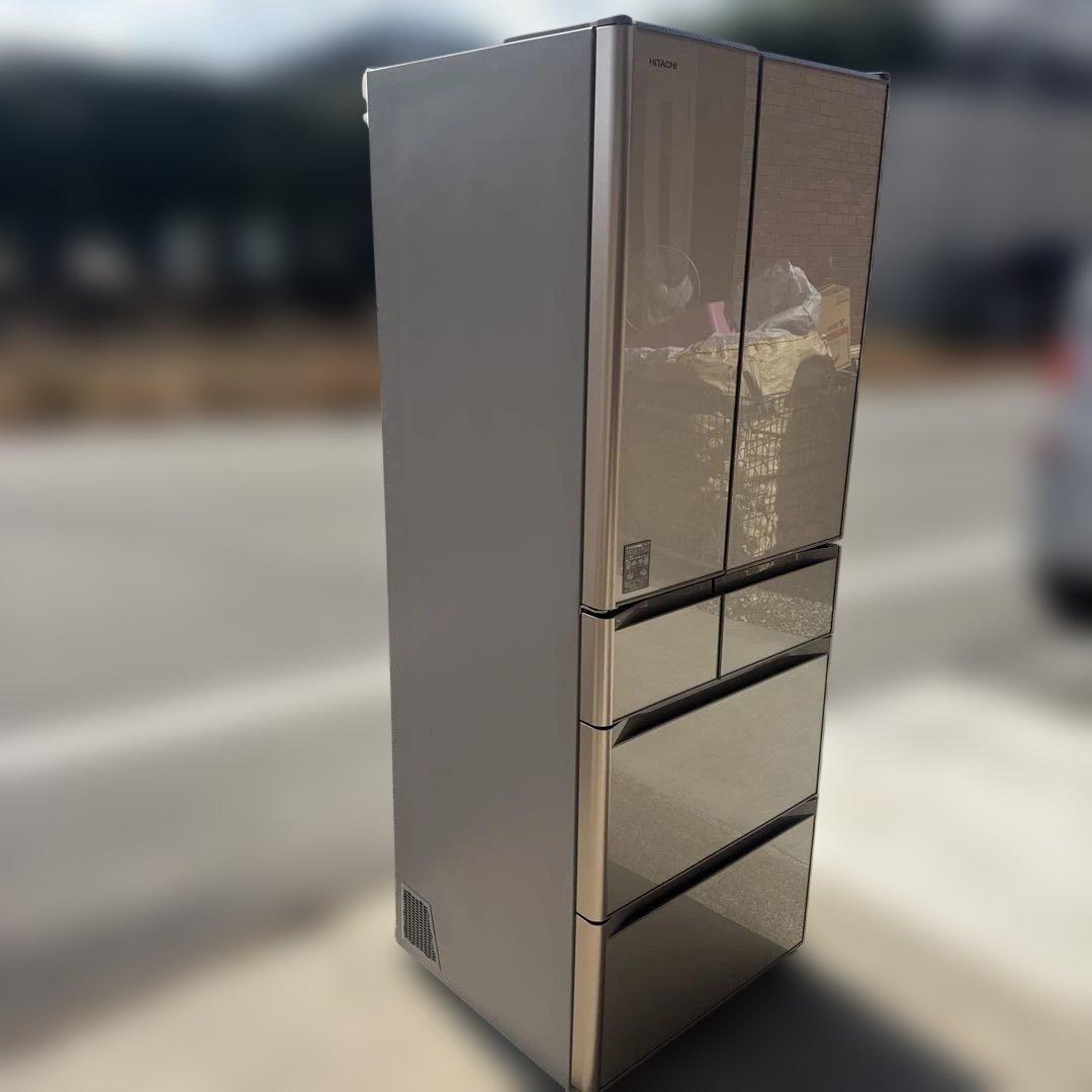 日立 冷蔵庫 475L R-XG4800H(XT) クリスタルブラウン 6ドア