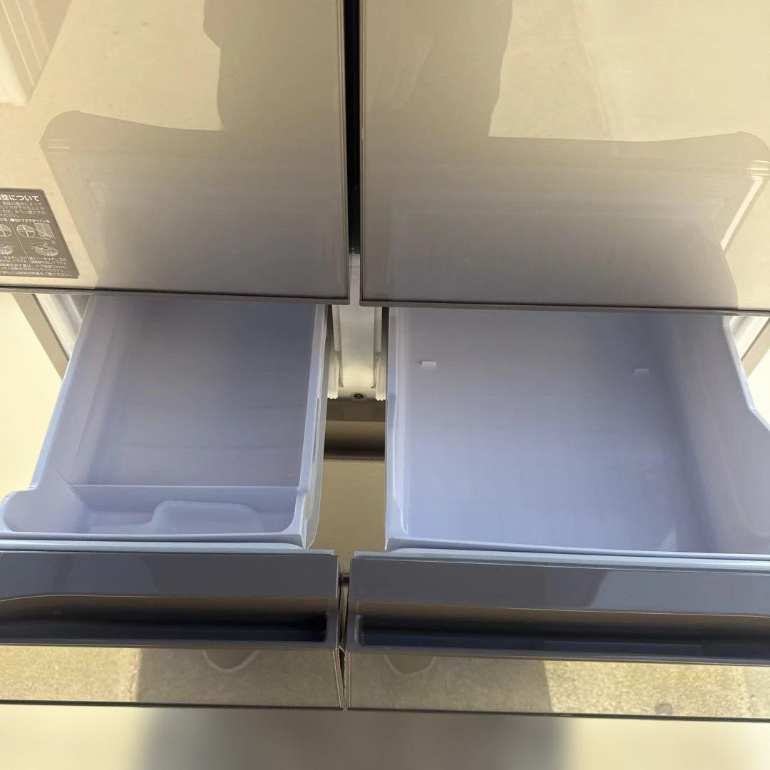 日立 冷蔵庫 475L R-XG4800H(XT) クリスタルブラウン 6ドア