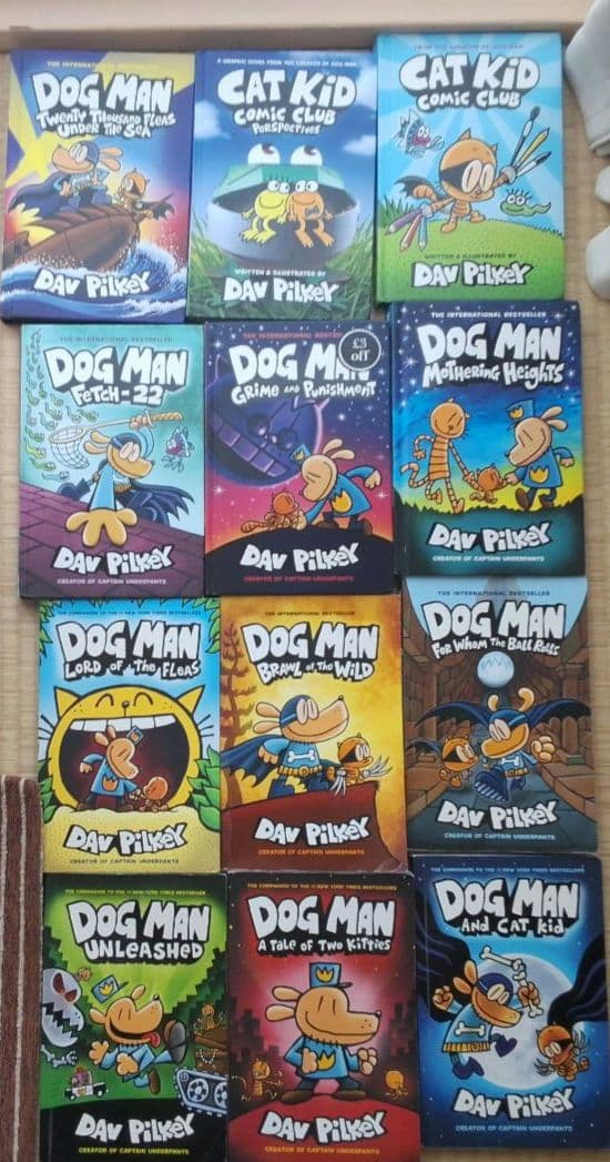 【更に値下げ！】DOG MAN＋CAT KID 12冊 夏休みの英語読書に最適！