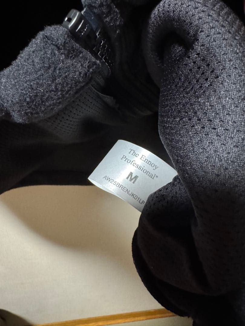 ennoy PROFESSIONAL FLEECE VEST フリースベスト　黒