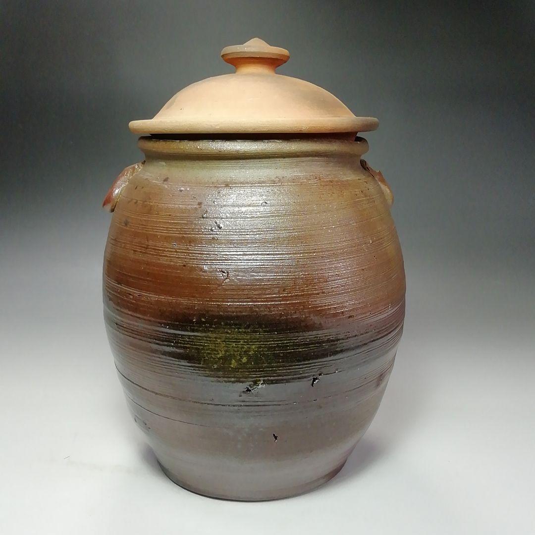 Ｓ６８２　水指　『五智窯　木村隆作』　共箱　茶道具