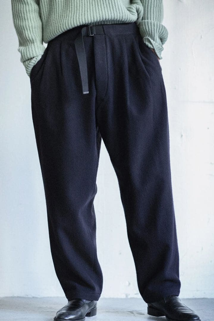 【レショップ別注】COMOLI Wool Napping pants
