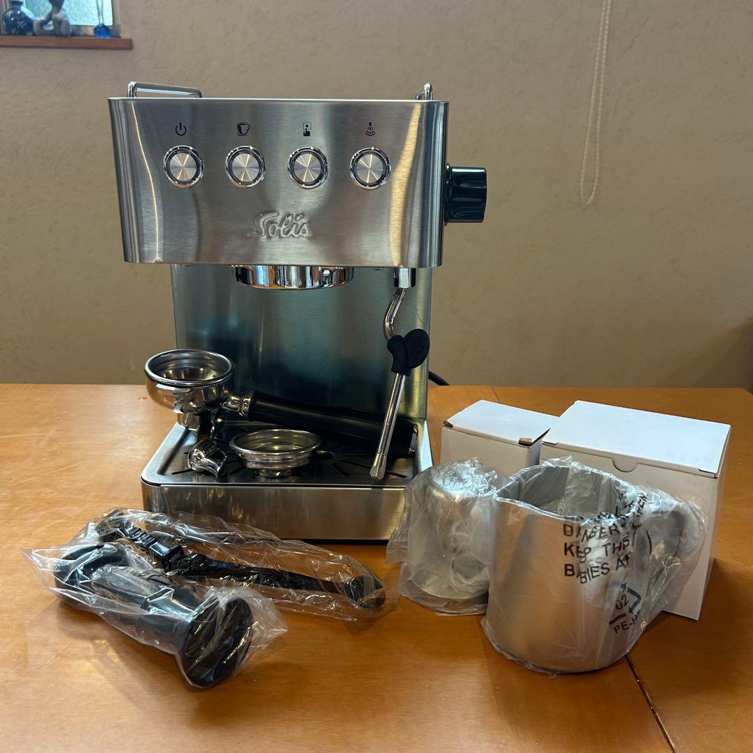 Solis エスプレッソマシン グラングストー　グラインダー付き