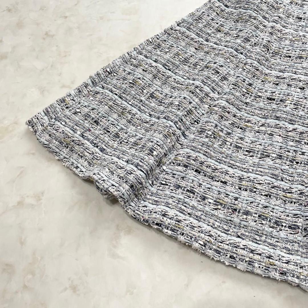 【美品】ANAYI MALHIA KENT ミックスラメツイードワンピース M