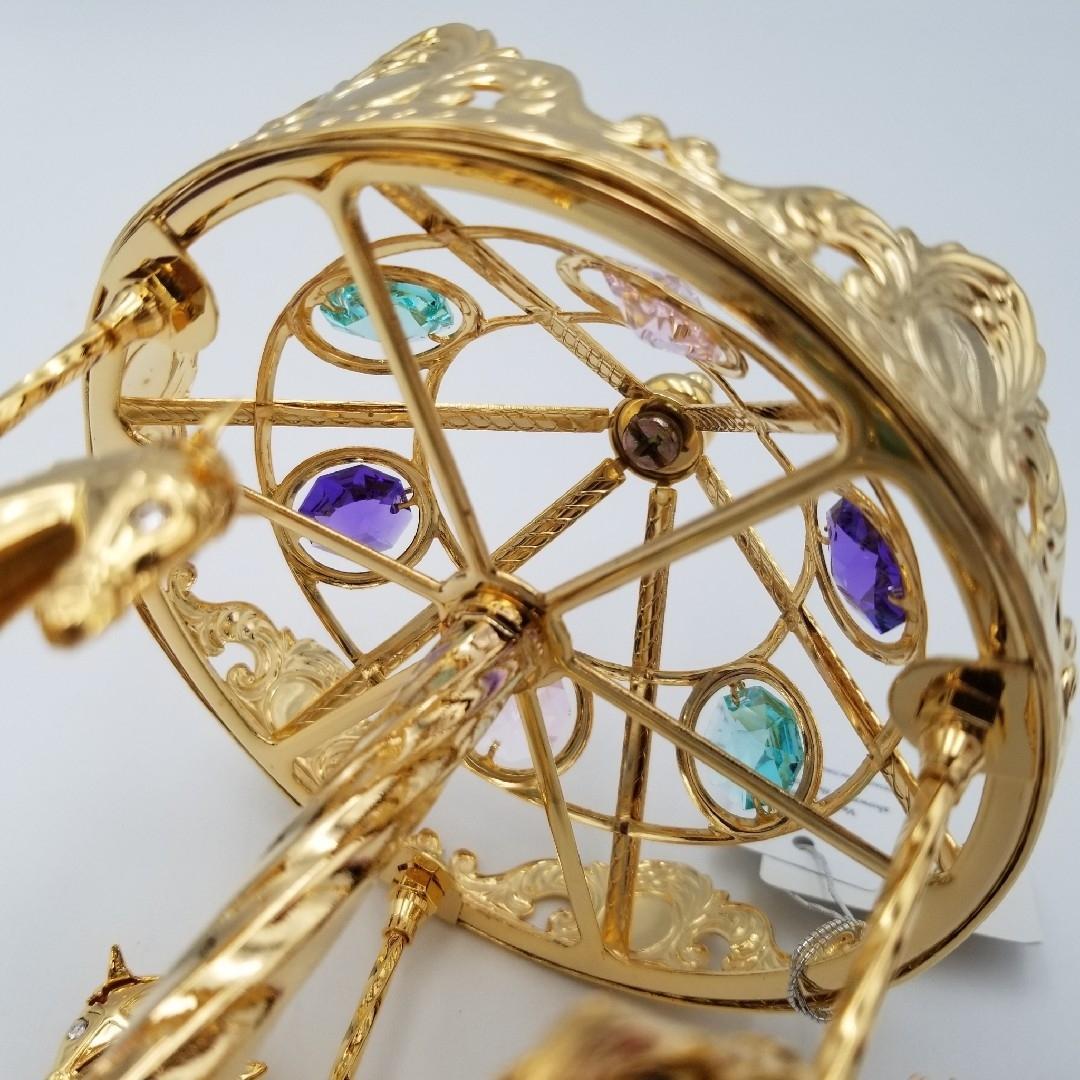 新品未使用 SWAROVSKI スペクトラ オルゴール メリーゴーランド