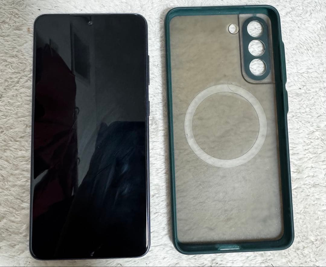 Samsung Galaxy S21 FE 5G ブラック ケース付き