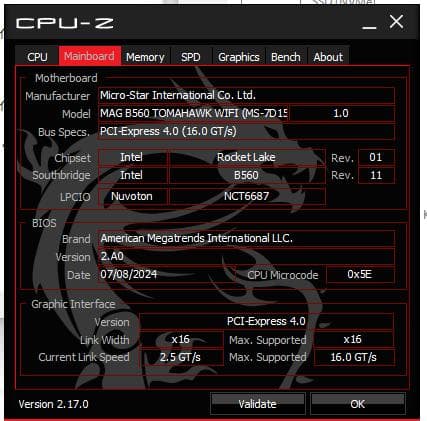 ヨーダ MSI MAG B560 TOMAHAWK WIFI