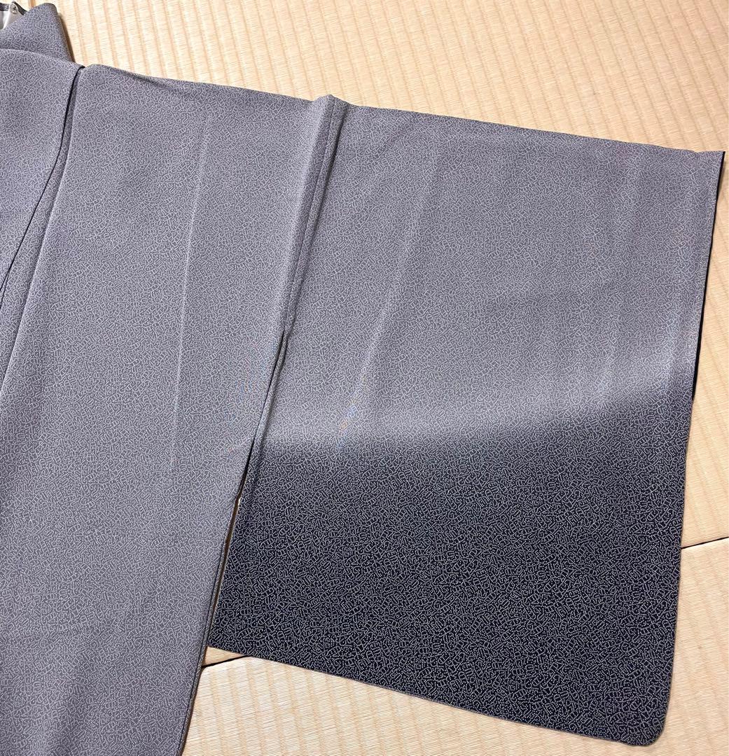 雪月花 江戸小紋 暈し 付け下げ訪問着 紋なし