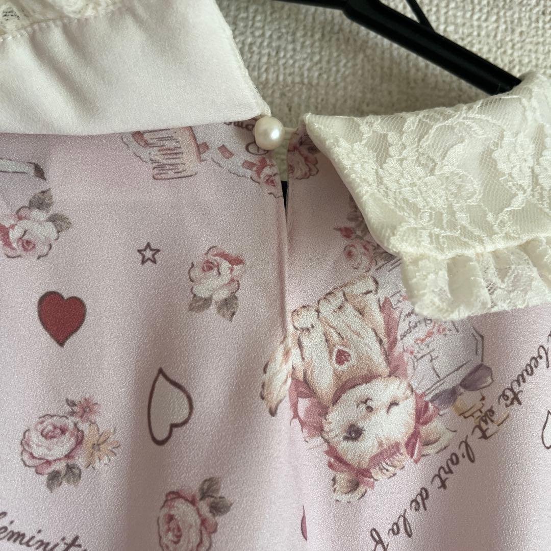 猫柄ワンピース