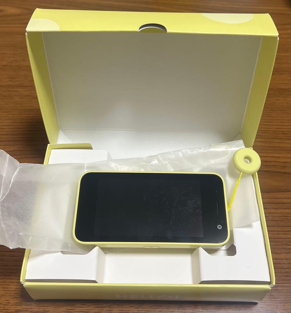 ドコモ　キッズケータイ　イエロー