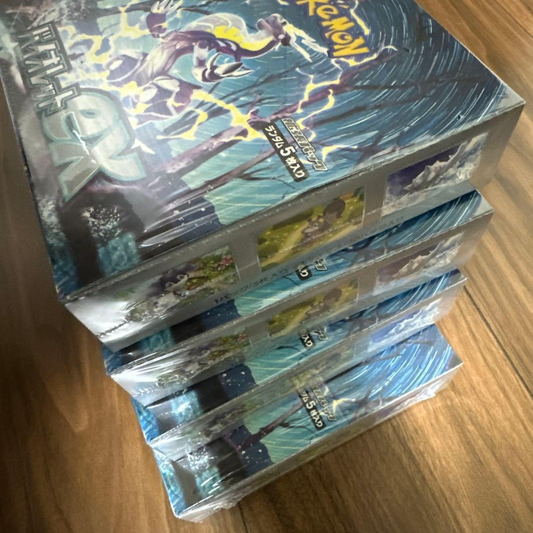 ポケモンカード バイオレットex 未開封BOXシュリンク付き　4箱