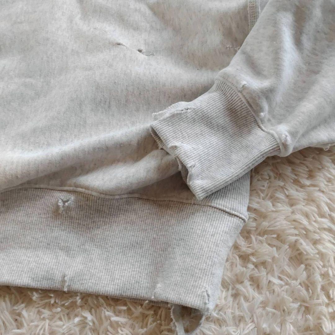 半壊 襤褸 クラッシュ NEW YORK ボロ加工 トレーナー 常田大希 XL