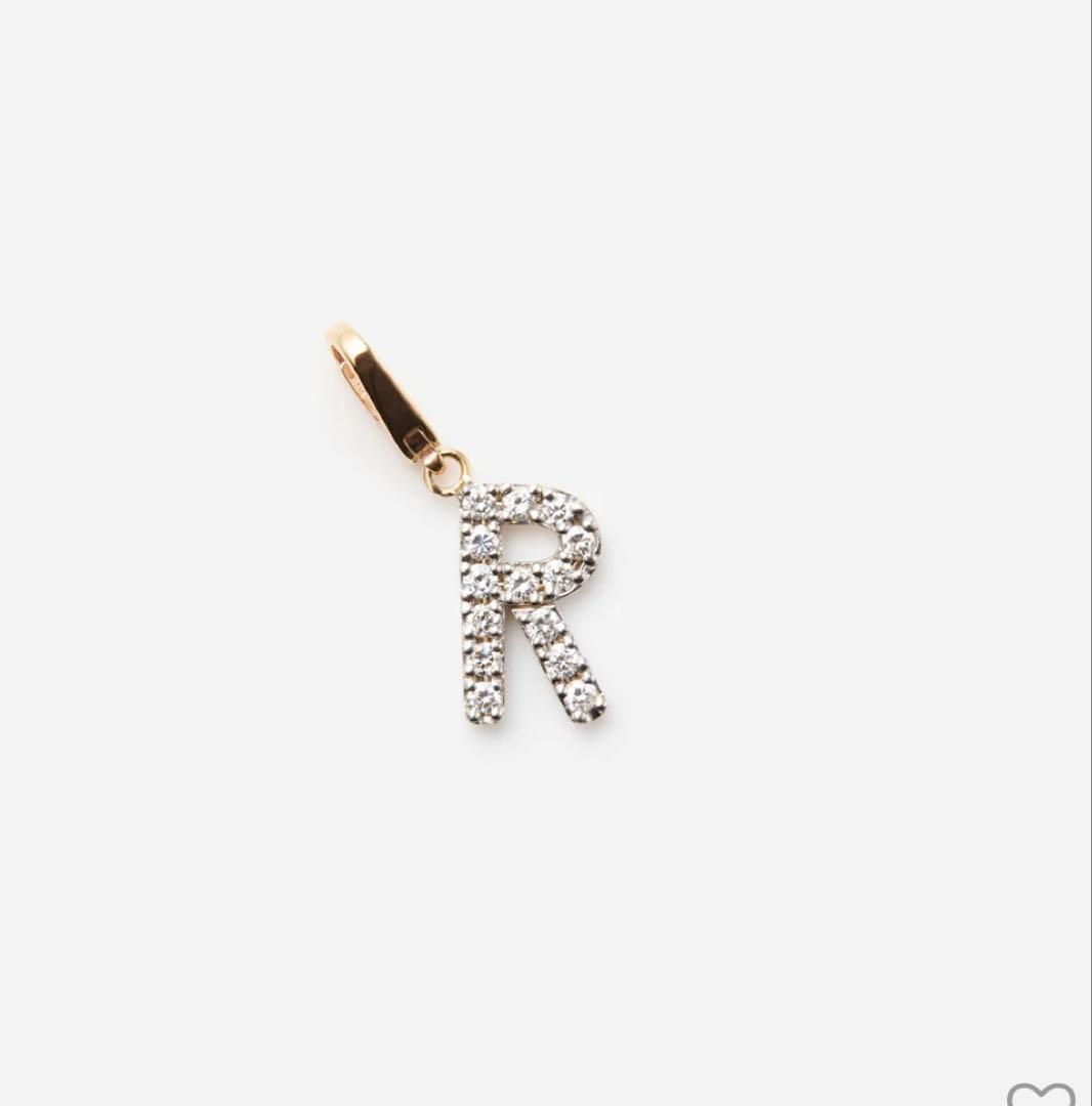ALLNIQUE Symbol \"R\" チャーム　オールニーク　ペンダントトップ