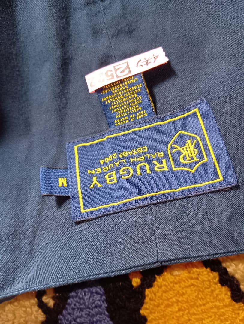 ラルフローレンRUGBY ネイビー ストライプ テーラードジャケットベスト