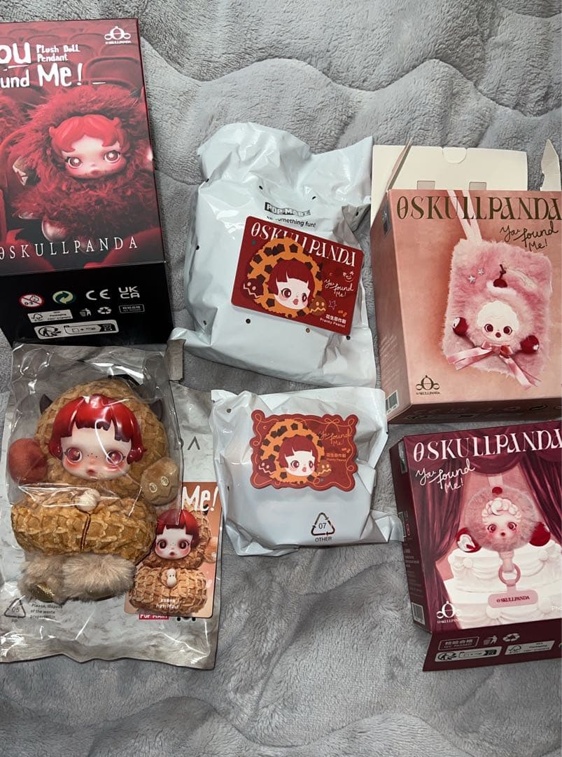 SKULLPANDA You Found Me! ピーナッツ　3点セット