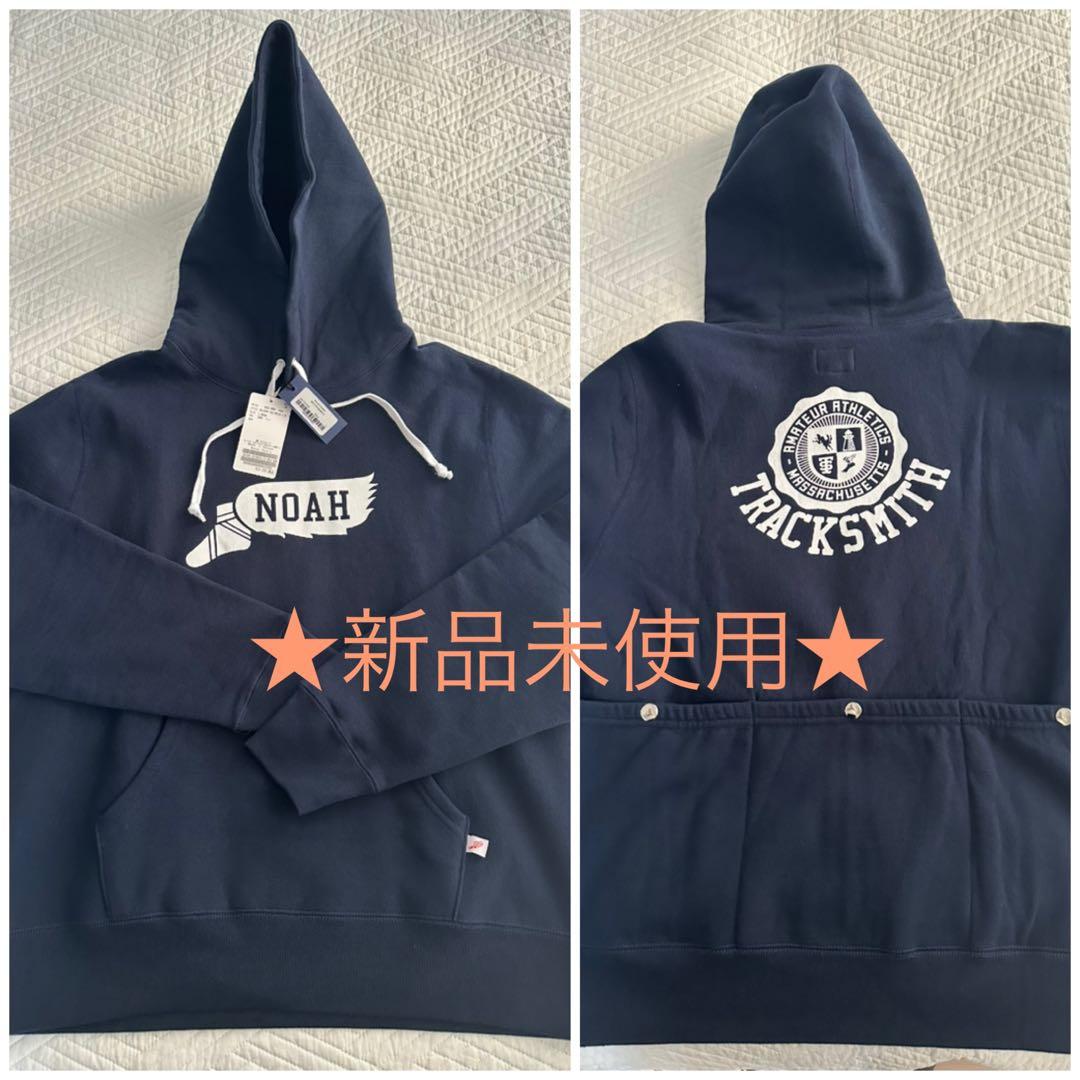 【新品】NOAH Runner Hoodie ネイビー　サイズL