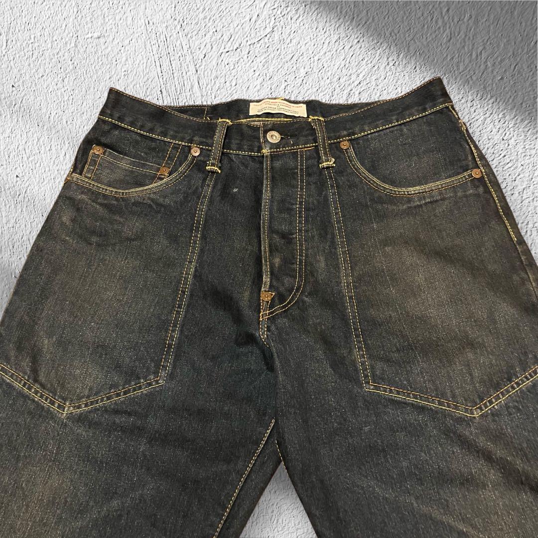 【超希少】EVISU PARISサントノレ本店限定モデルシンチバックW34 濃紺