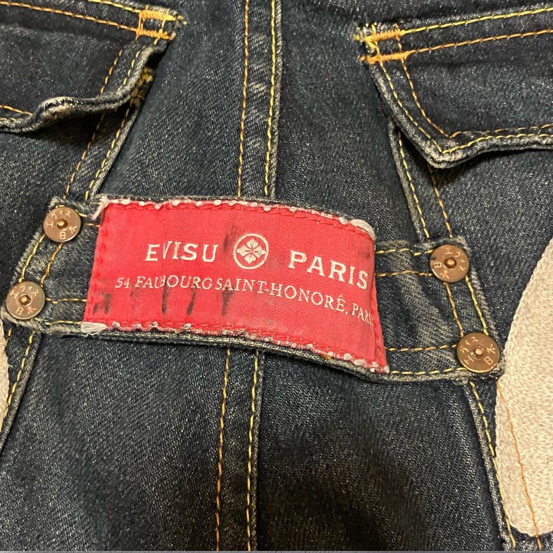 【超希少】EVISU PARISサントノレ本店限定モデルシンチバックW34 濃紺