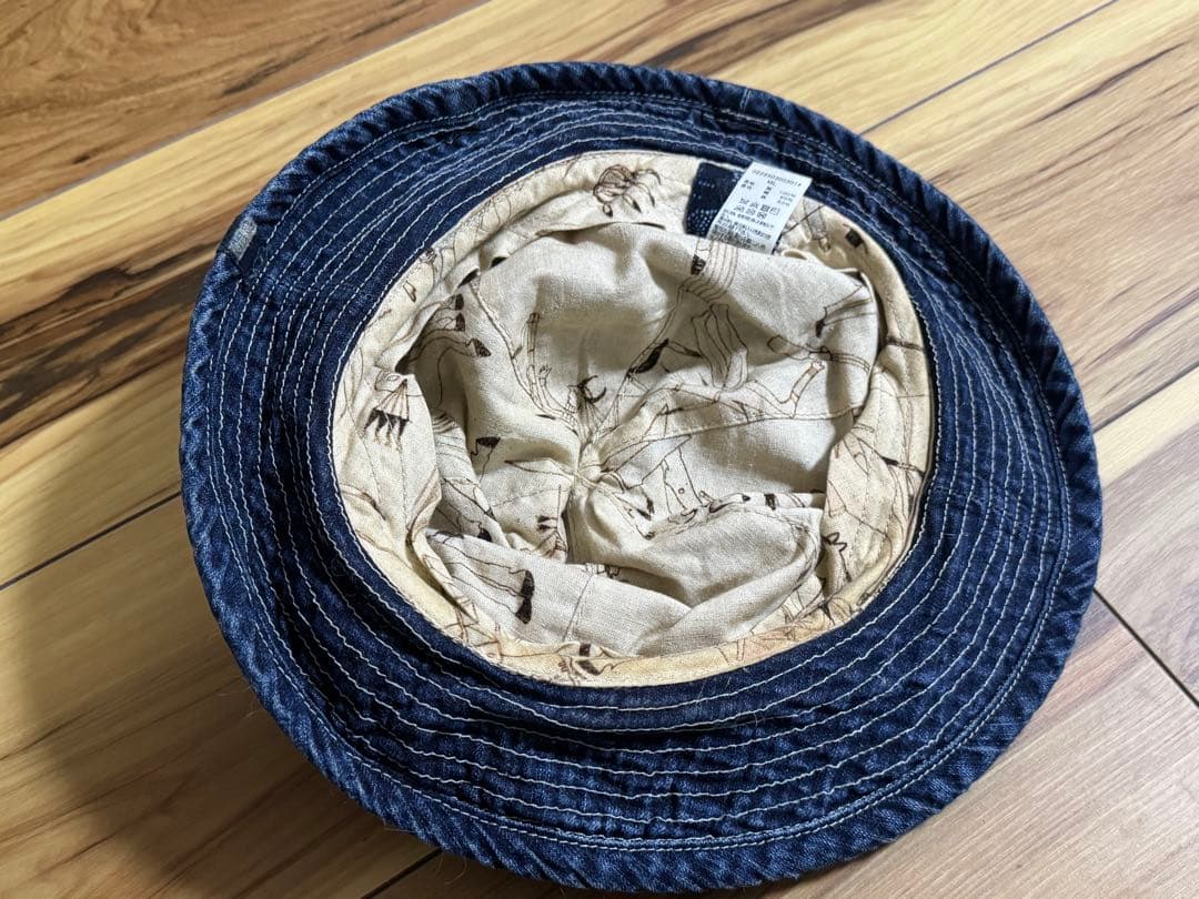帽子 visvim ICT 22SS BUCKET CAP DRY DENIM