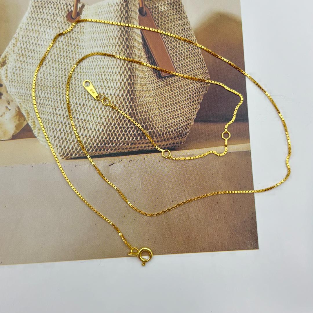 K18ゴールド チェーンネックレス 1.64g