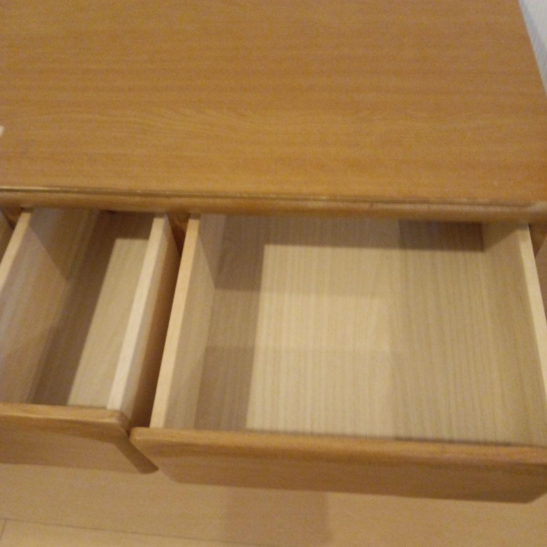 ナチュラルウッド収納チェスト 6引き出し