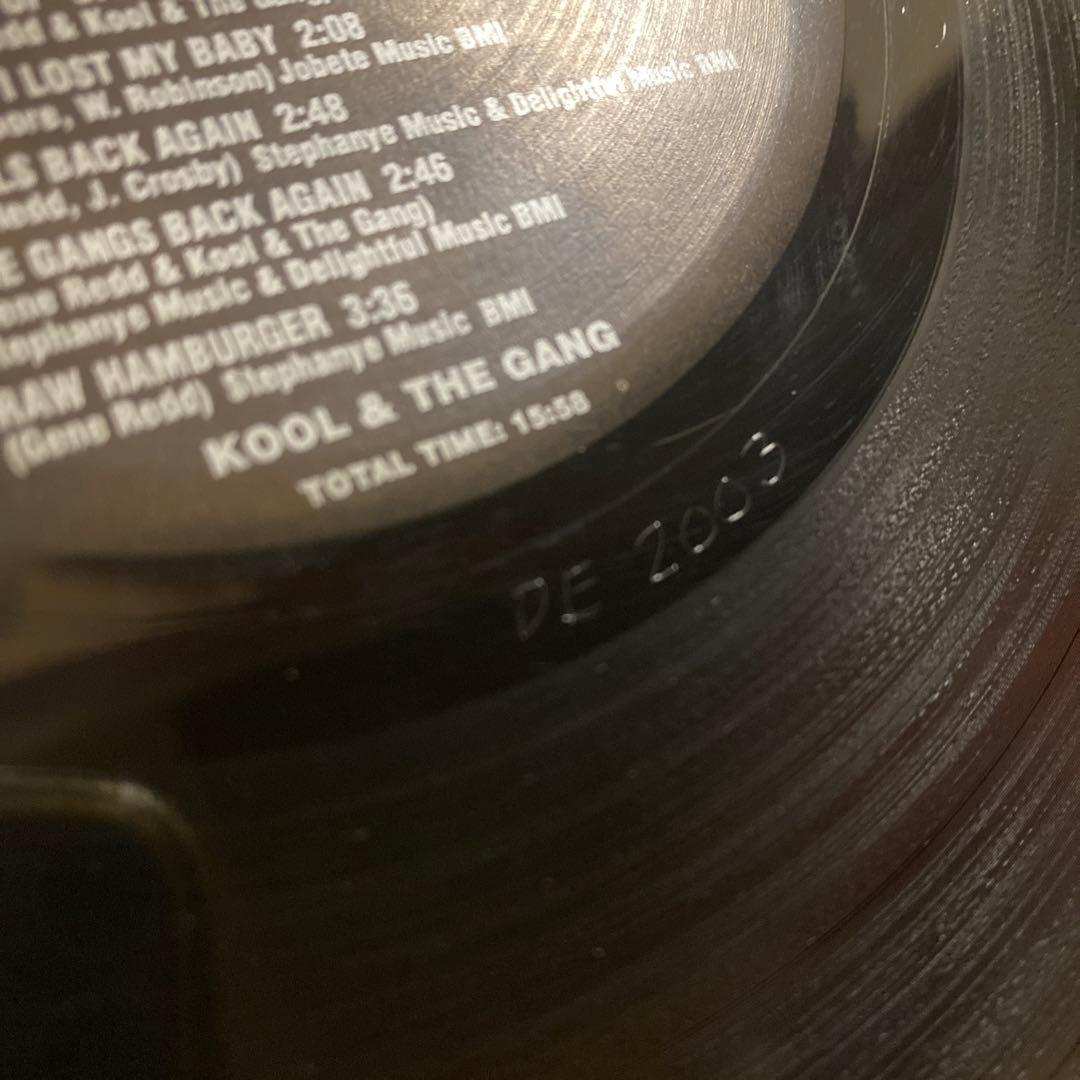 【初期プレス】Kool And The Gang US 1st issue LP