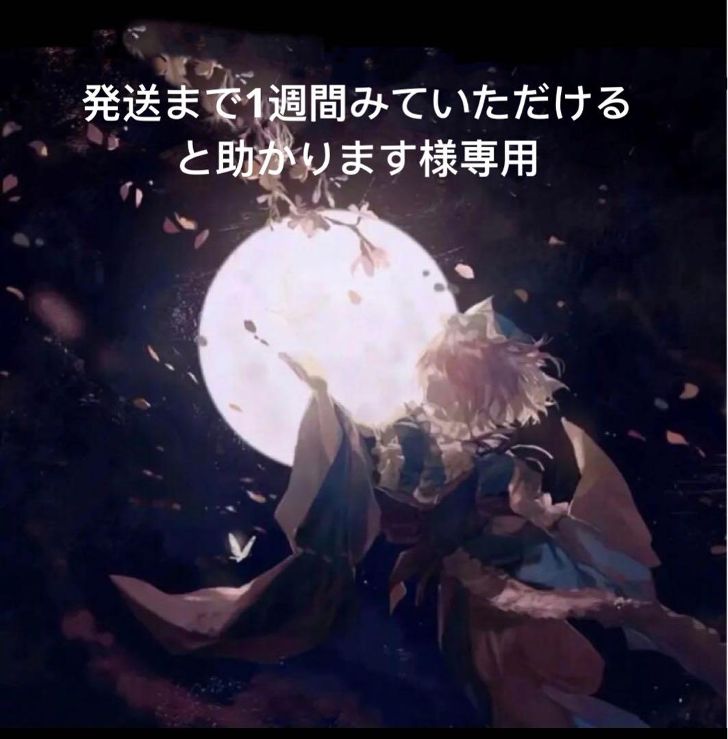 発送まで1週間みていただけると助かります