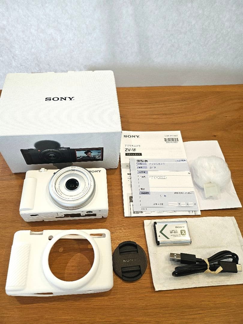 SONY VLOGCAM ZV-1F ホワイト