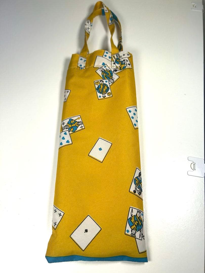 manipuri マニプリ 晴雨兼用 折り畳み傘 イエロー トランプ