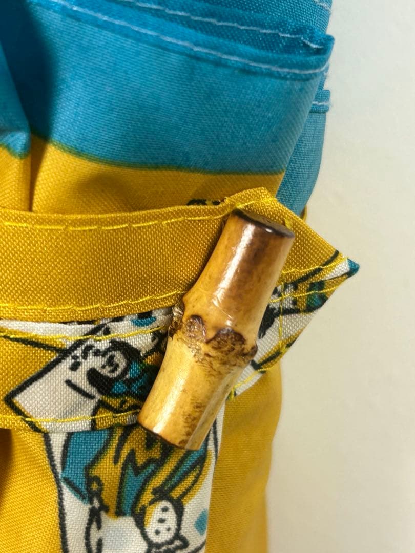 manipuri マニプリ 晴雨兼用 折り畳み傘 イエロー トランプ