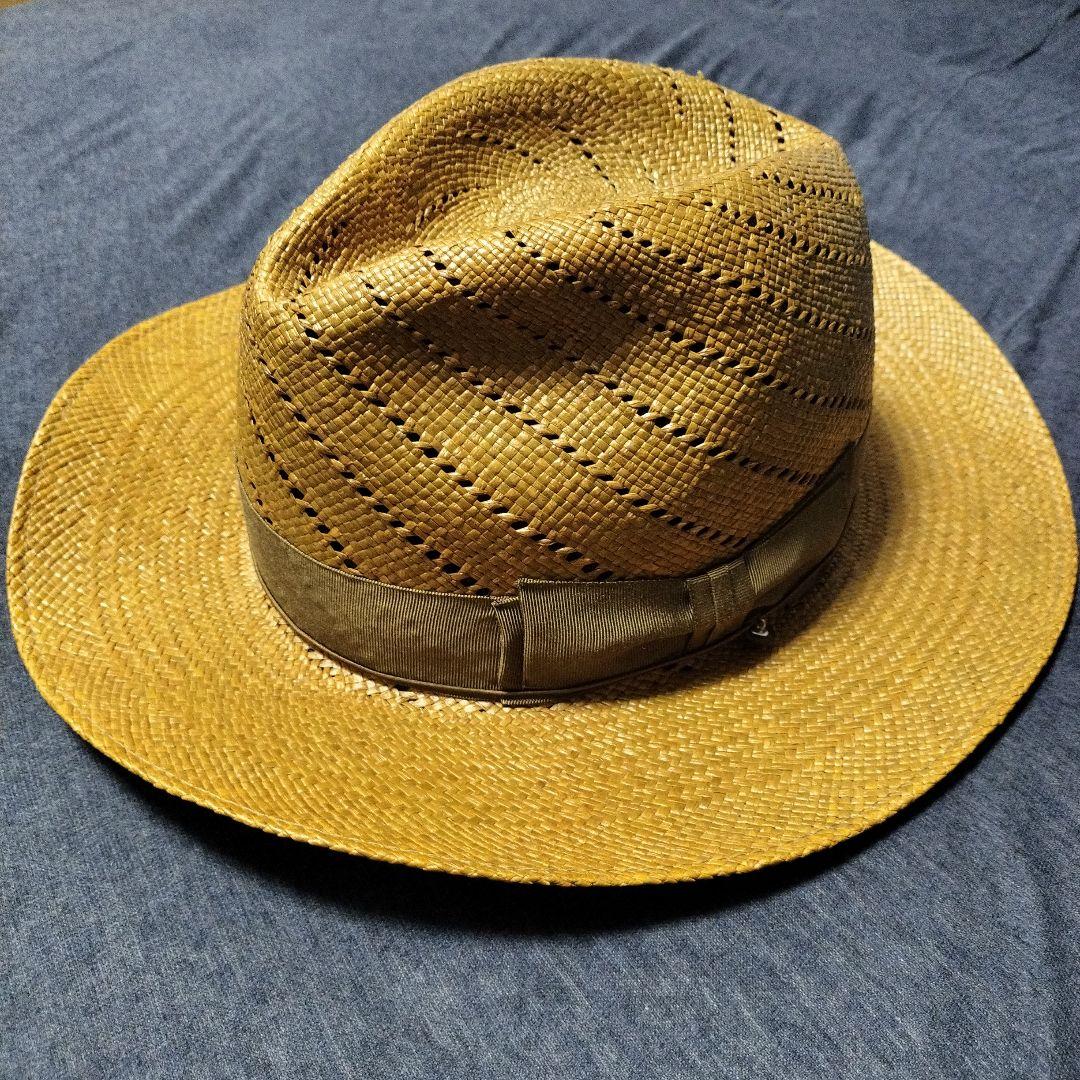 帽子 THE H.W. DOG & CO. BR PANAMA HAT OLIVE