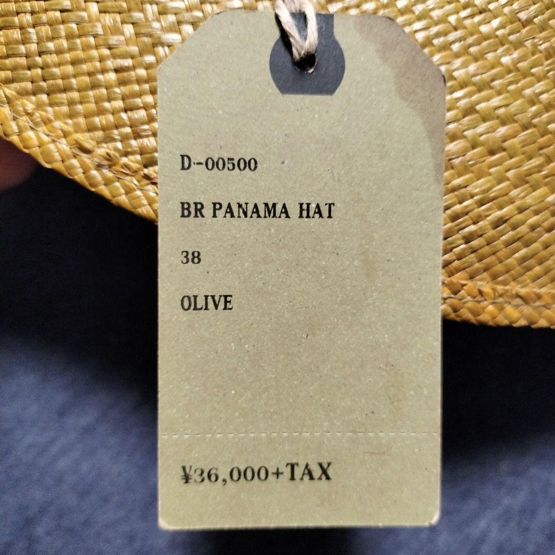 帽子 THE H.W. DOG & CO. BR PANAMA HAT OLIVE