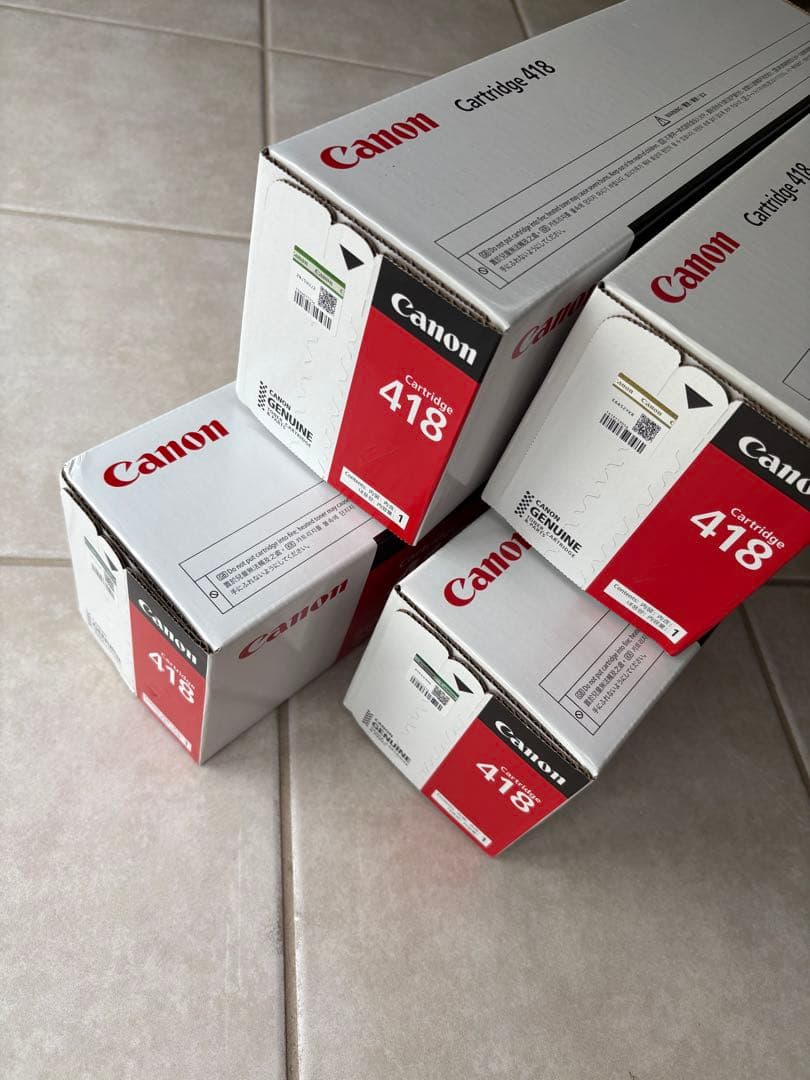Canon トナーカートリッジ 418シリーズ全4色（C/M/Y/BK）セット