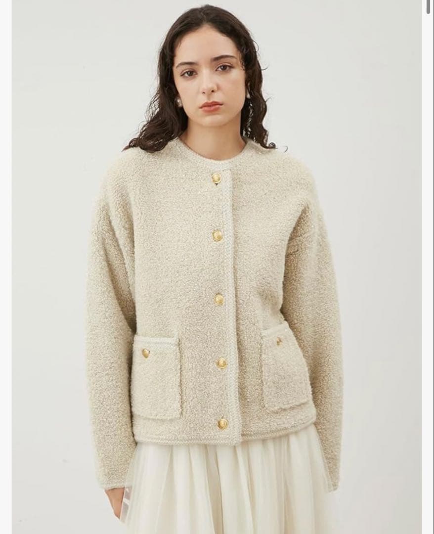 【新品未使用】Mila Owenノーカラージャケット