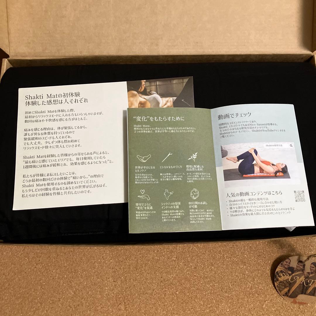 SHAKTI シャクティ　マット&ピロー　正規品ブラック